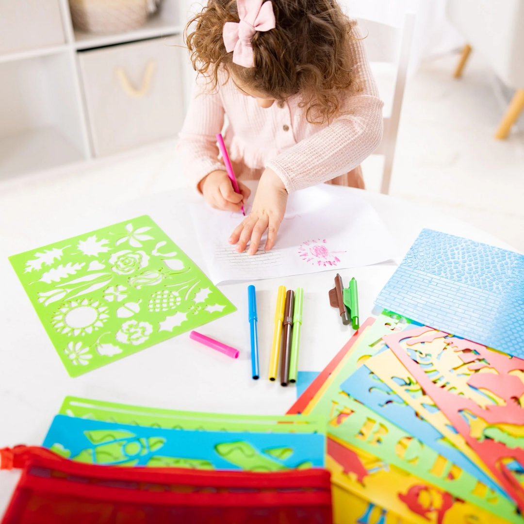 Melissa &amp; Doug Stencil Art Activity Kit - HUNA