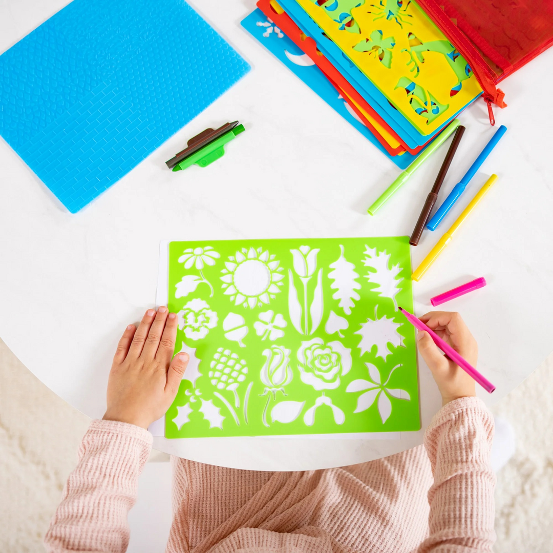 Melissa &amp; Doug Stencil Art Activity Kit - HUNA