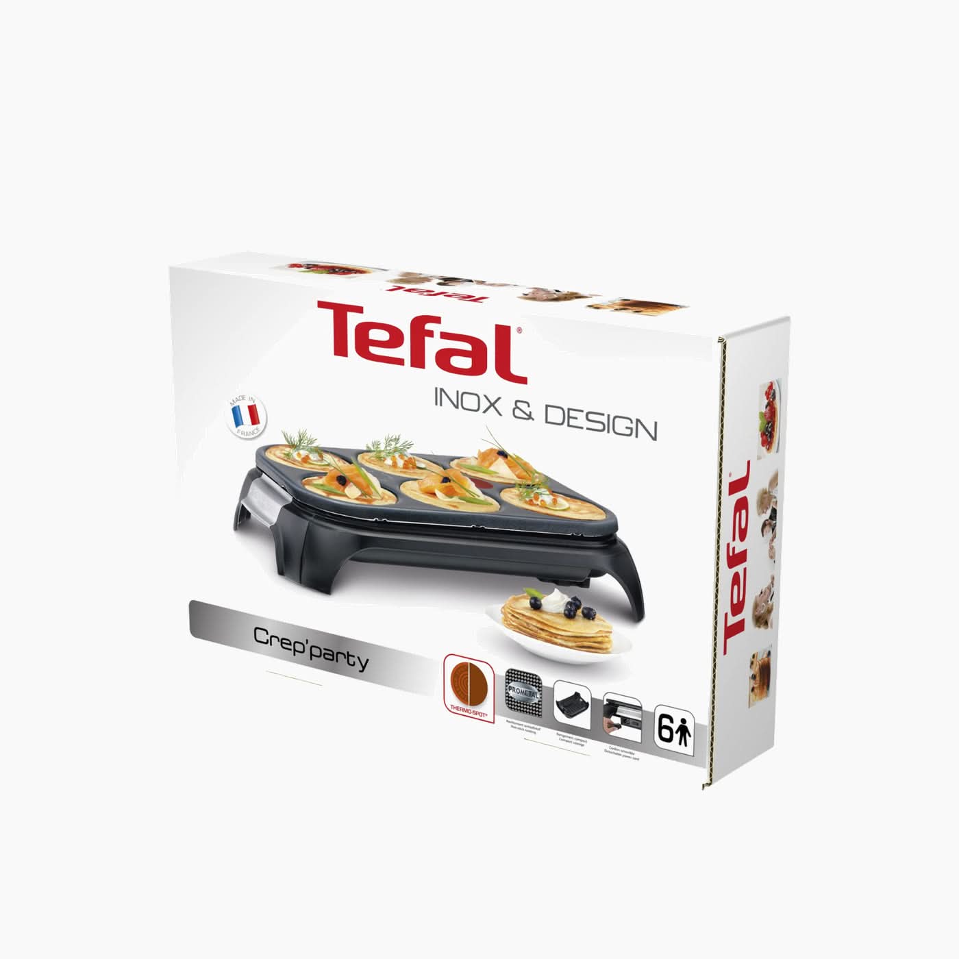 Tefal Crepe Party 6 SS Crepe Maker Tefal Crepe Party 6 SS Crepe Maker