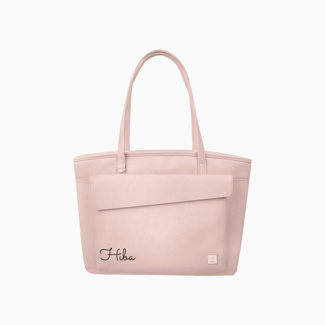 Customized WiWU leather tote bag