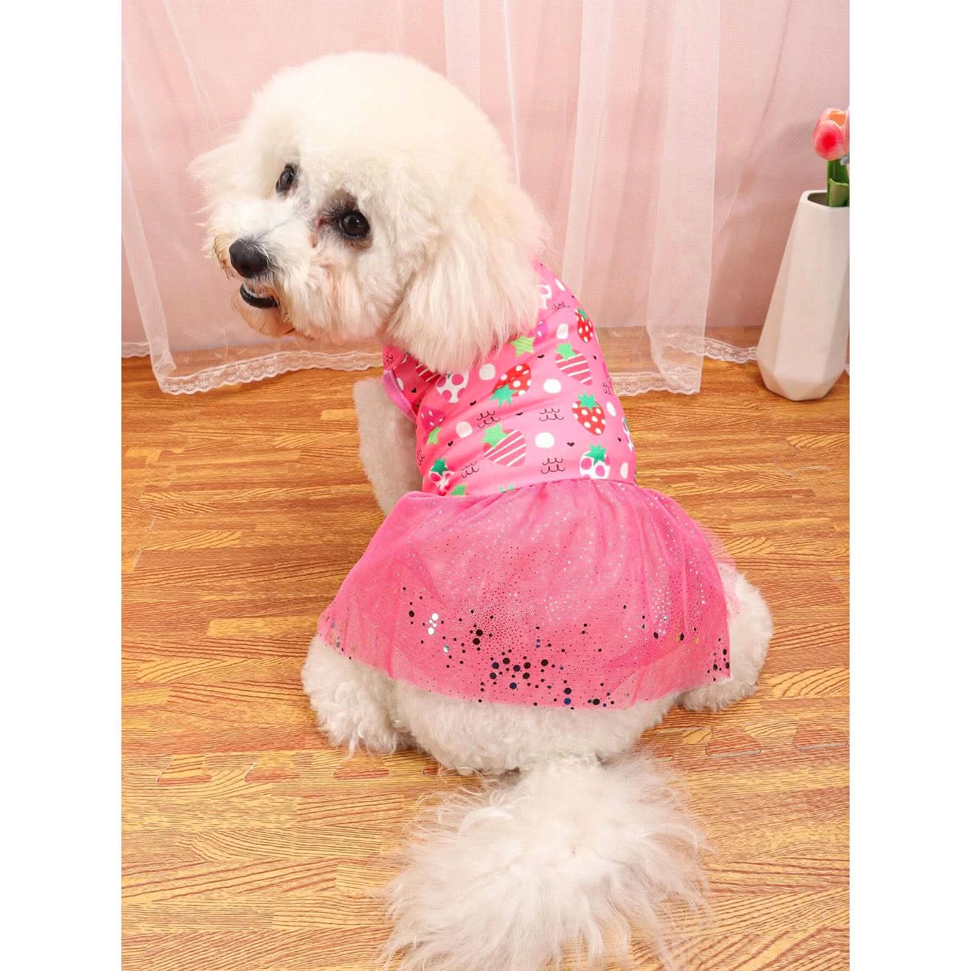 Pet Village Cute Pink Pet Dress Pet Village Cute Pink Pet Dress