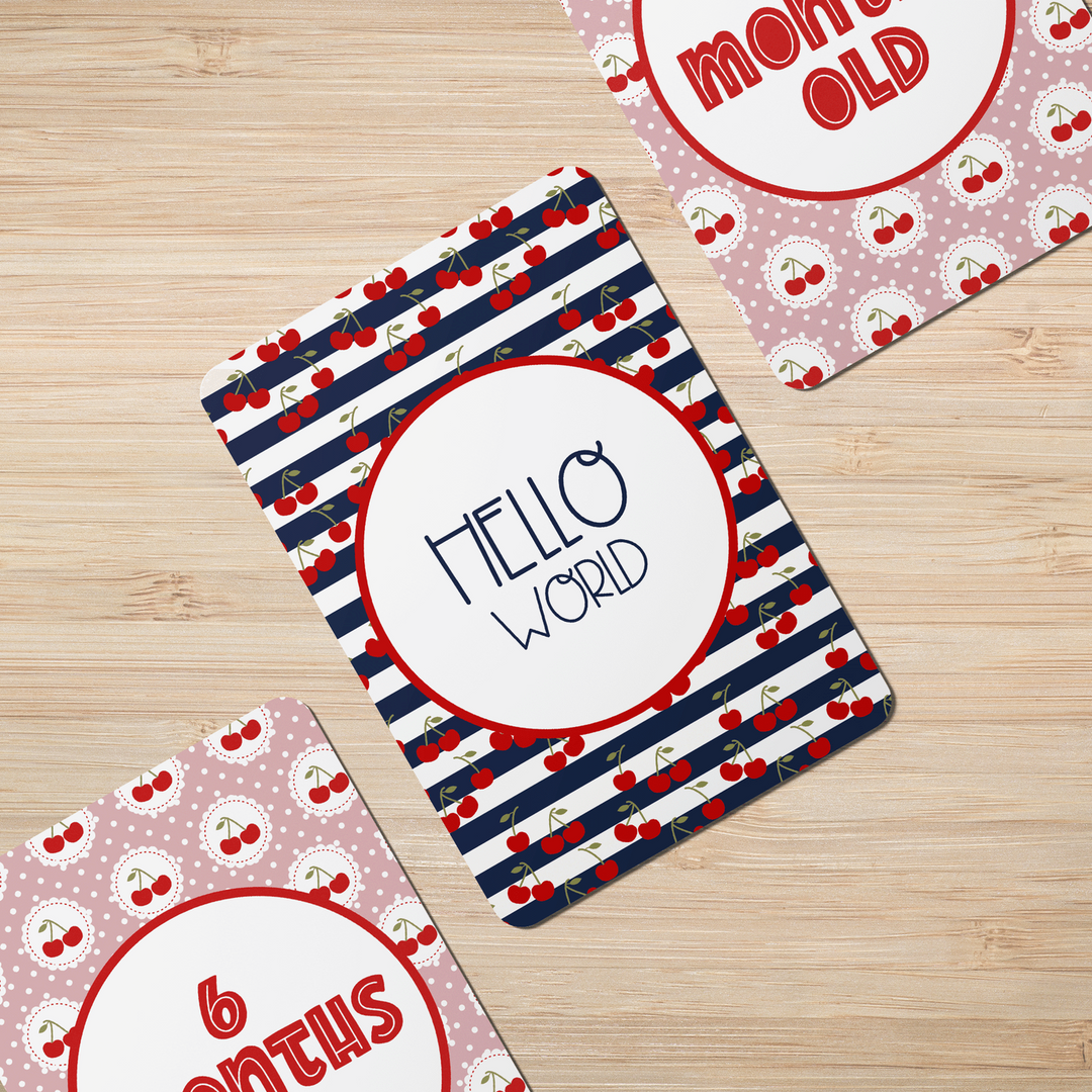 Twinkle &amp; Giraffe Milestone Cards Set of 25