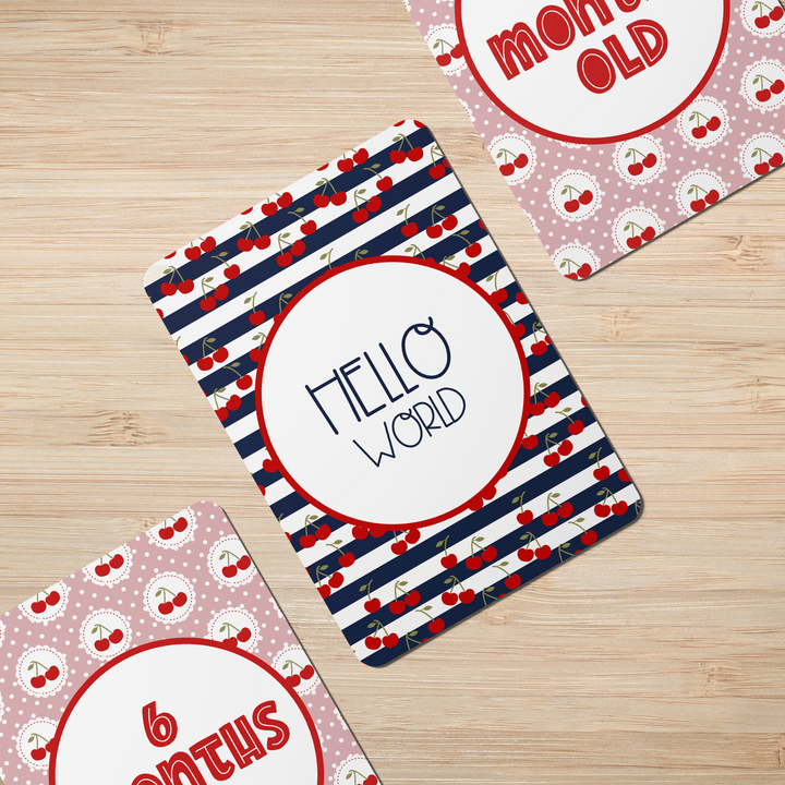 Twinkle &amp; Giraffe Milestone Cards Set of 25