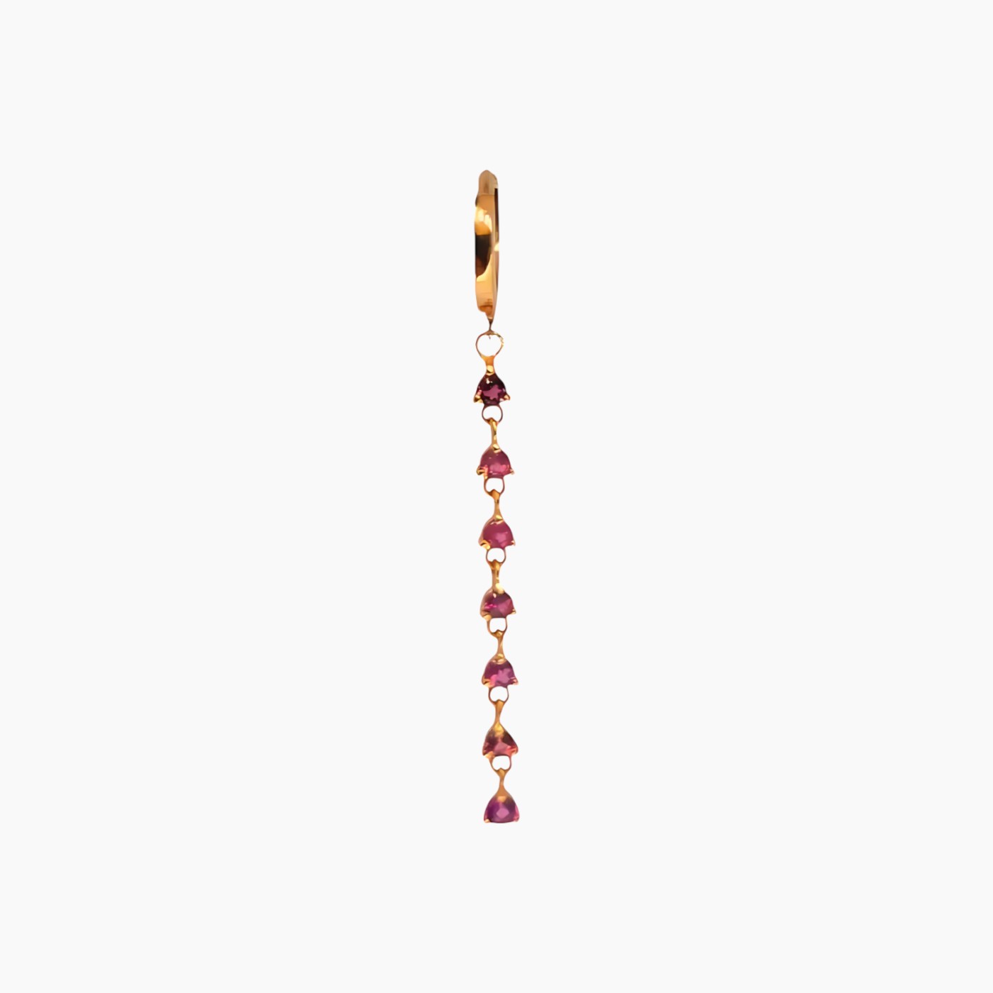 Bella Home Rose Gold Linear Drop Earrings Bella Home Rose Gold Linear Drop Earrings