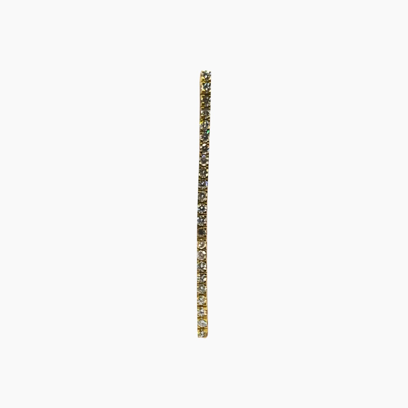 Bella Home Slim White Gold Earring Bella Home Slim White Gold Earring