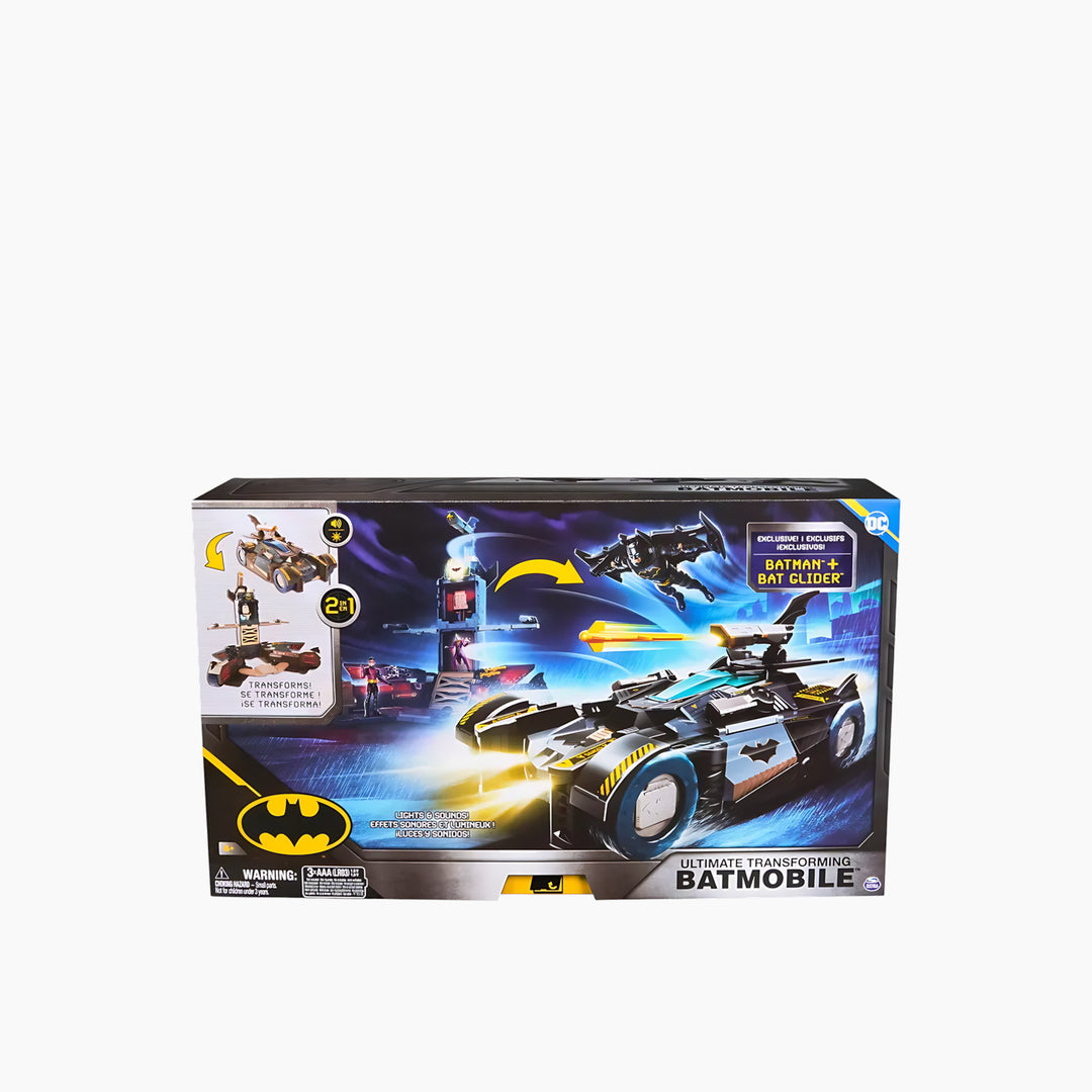 Spin Master Dc Comics Batman Ultimate Transforming Batmobile Playset With Projectiles 47X27X14 Cm