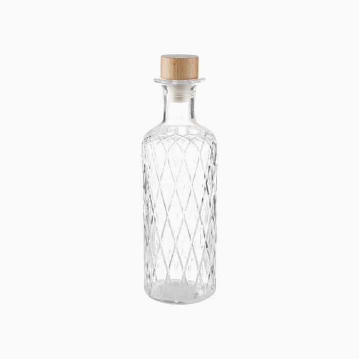 APS Diamond Glass Carafe with Lid