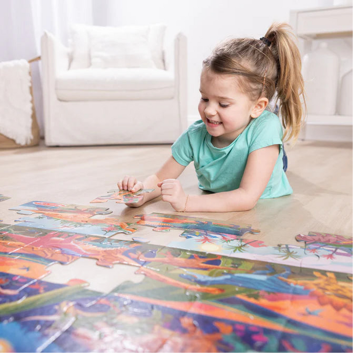 Melissa &amp; Doug Dinosaurs Floor Puzzle (48 Pc)