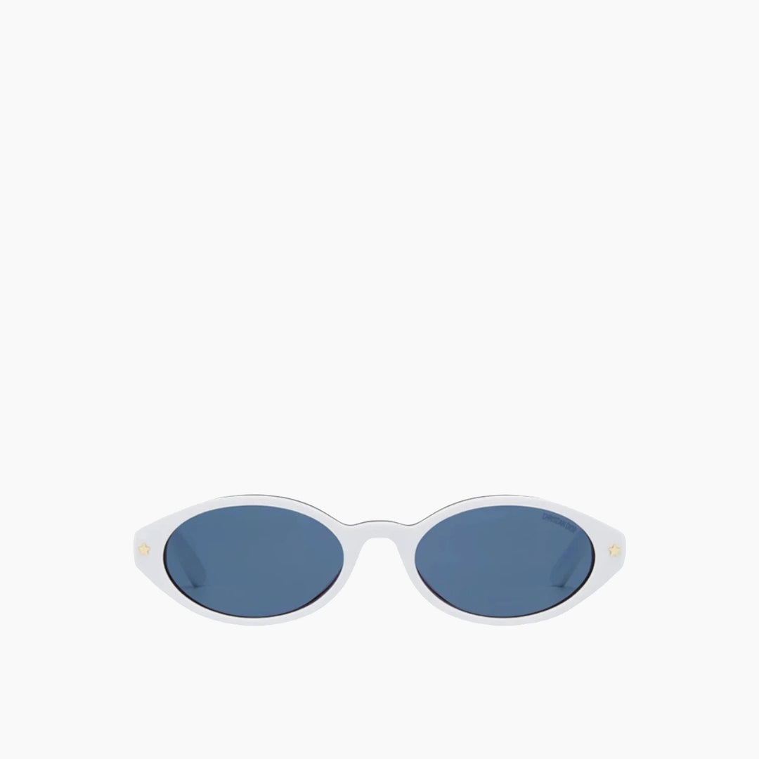 Dior DIORPACIFIC R1I sunglasses in shiny white and blue