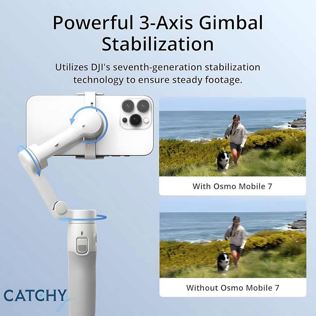 DJI Osmo Mobile 7 extendable smartphone gimbal stabilizer