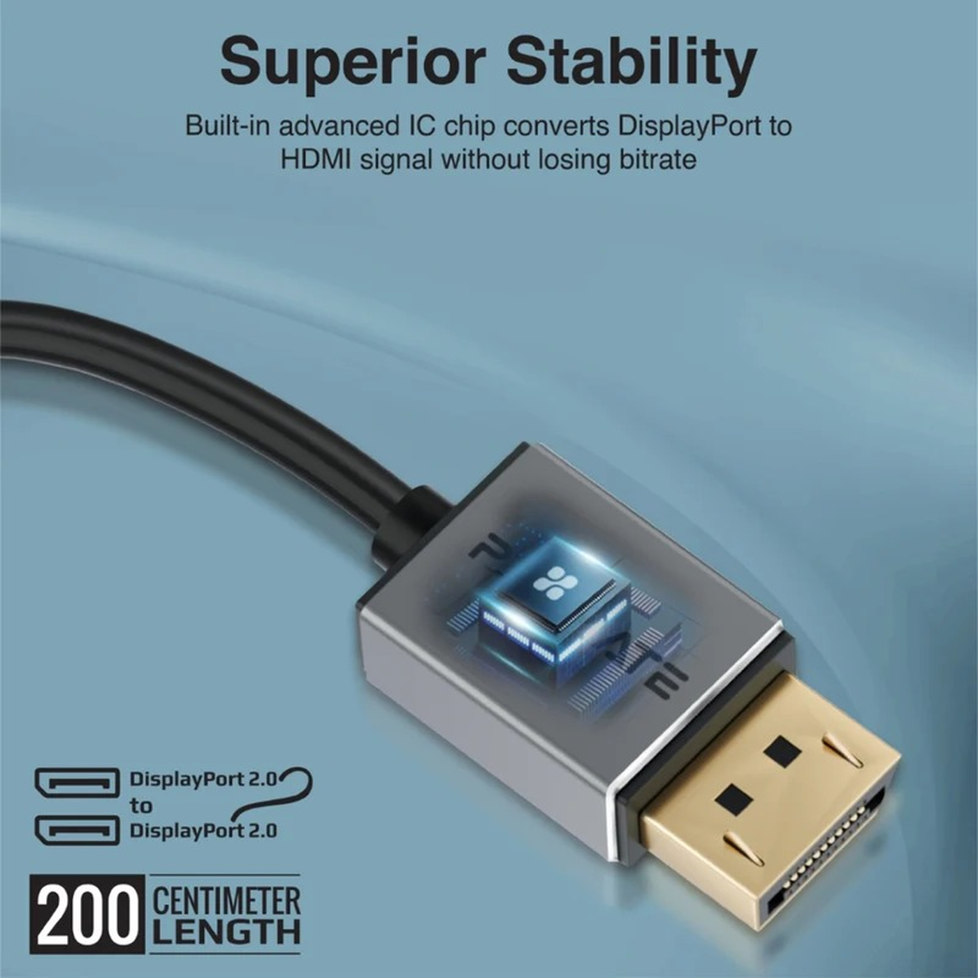 كابل Mkateb DPLink-16K بطول 2 متر كابل Mkateb DPLink-16K بطول 2 متر