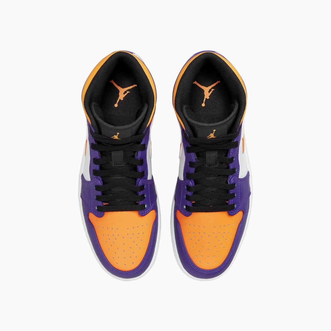 حذاء Air Jordan 1 Mid "Lakers Purple"