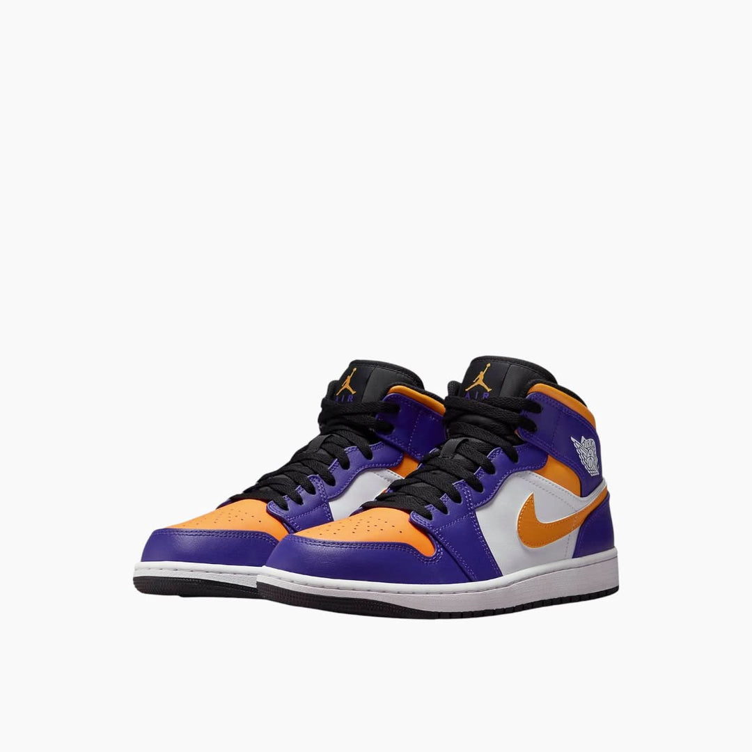 حذاء Air Jordan 1 Mid "Lakers Purple"