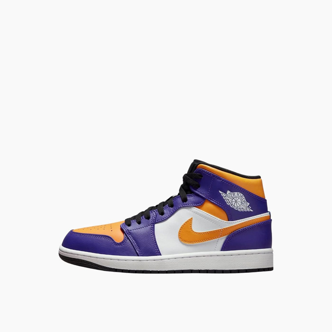 حذاء Air Jordan 1 Mid "Lakers Purple"