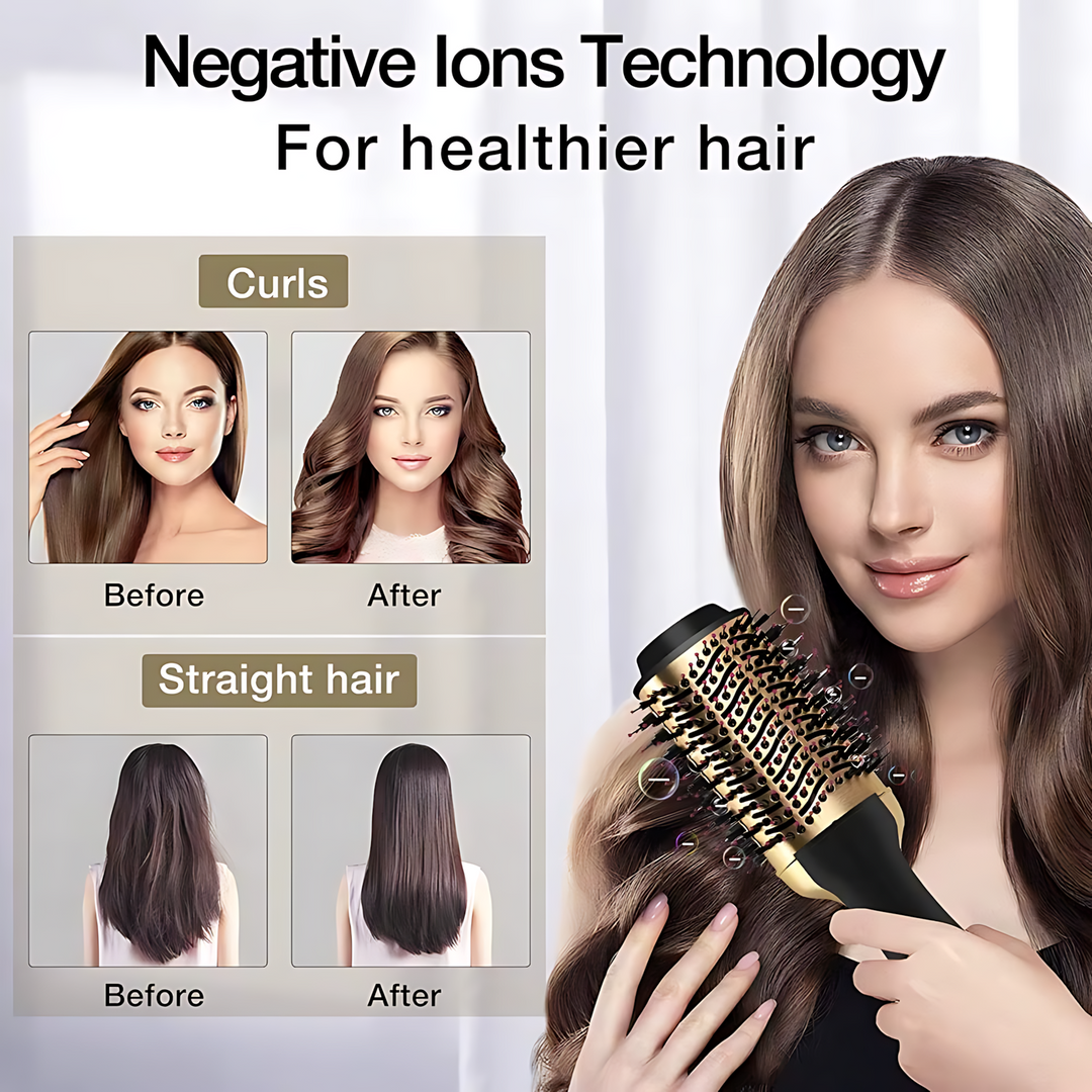 DR HAIR ELECTRIC HAIR BRUSH ONE STEP hot air brush