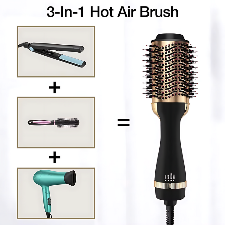 DR HAIR ELECTRIC HAIR BRUSH ONE STEP hot air brush