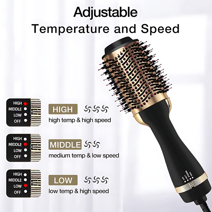 DR HAIR ELECTRIC HAIR BRUSH ONE STEP hot air brush