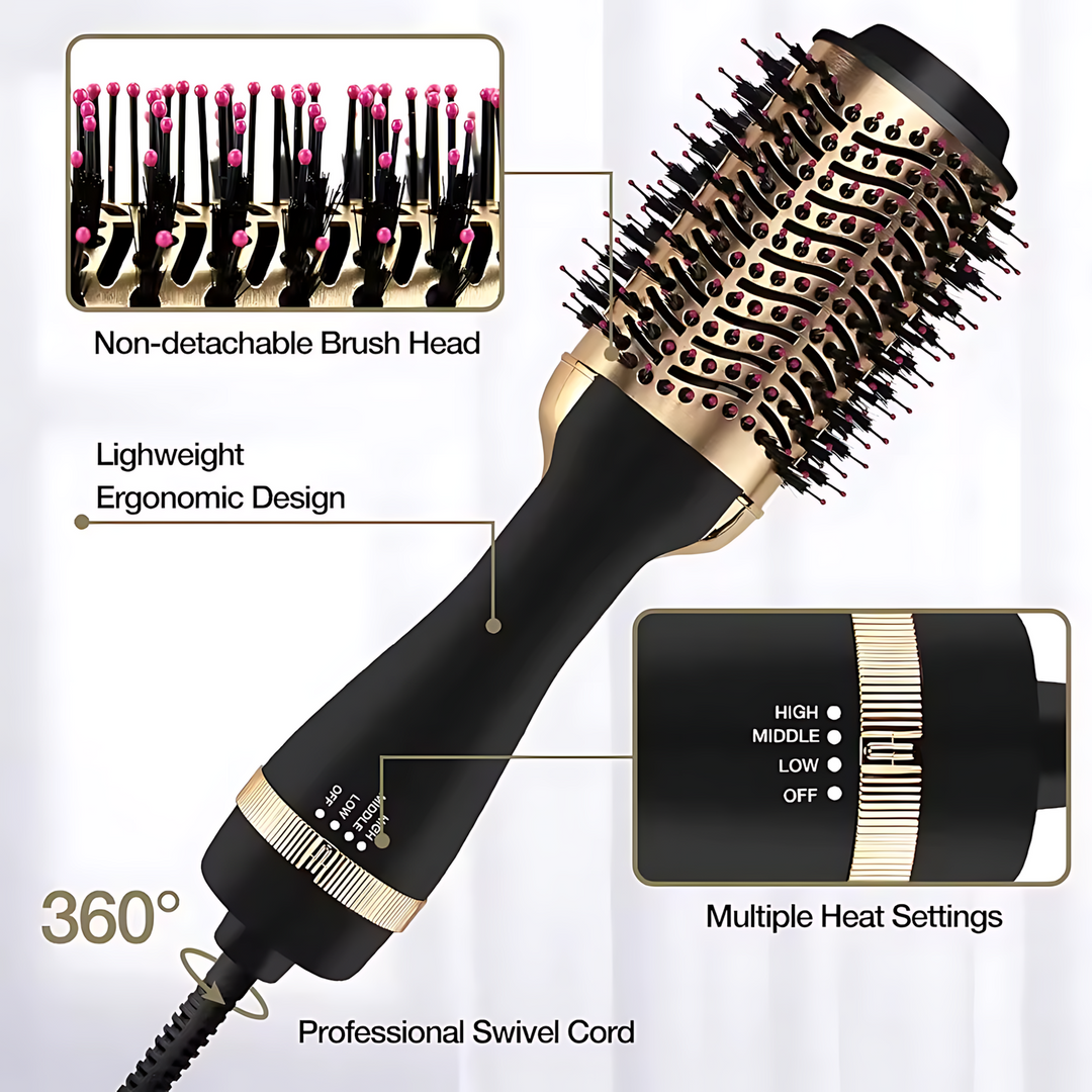 DR HAIR ELECTRIC HAIR BRUSH ONE STEP