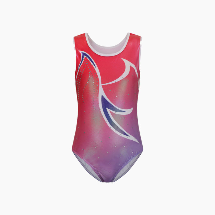 Sunset Glow Gymnastics Leotard Set