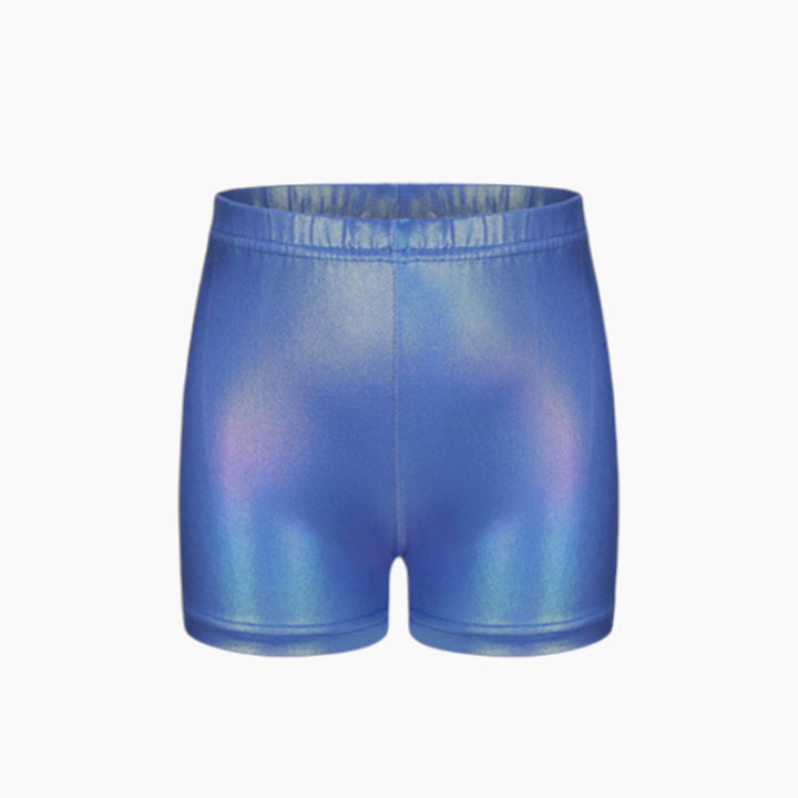 Blue Sleeveless Gymnastics Leotard Set