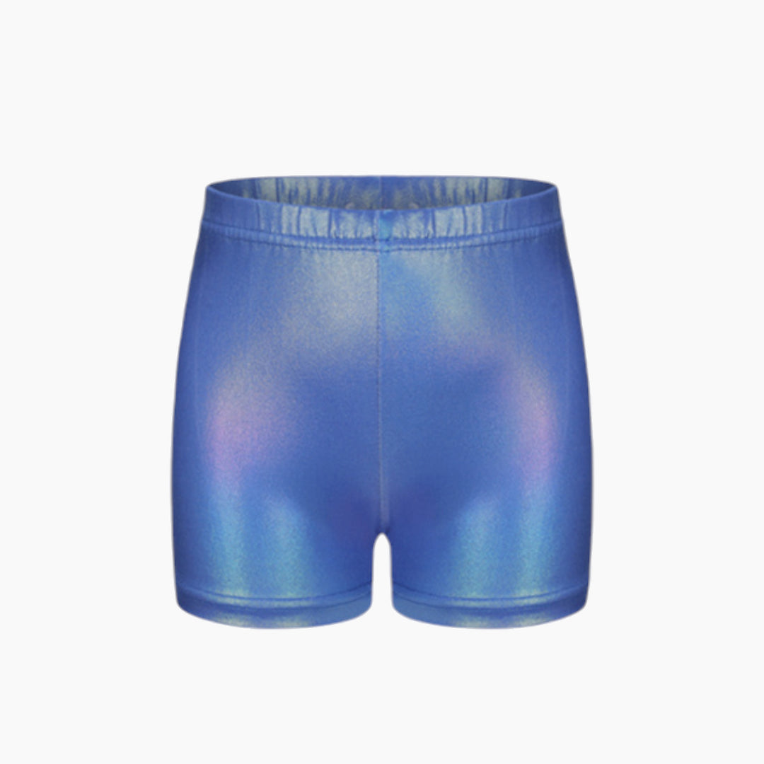 Ice Blue Sleeveless Gymnastics Leotard Set
