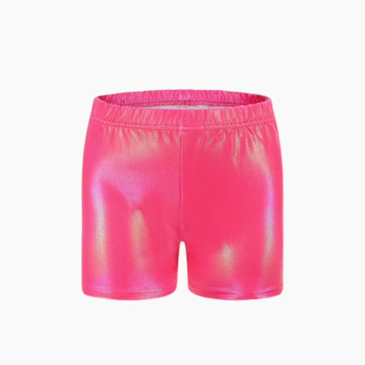Pink Sleeveless Gymnastics Leotard Set