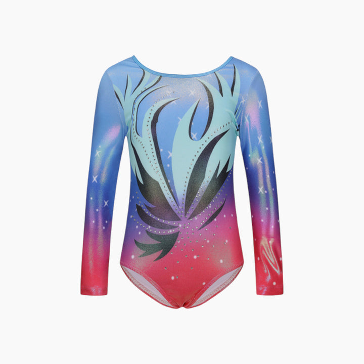 Pink Sleeveless Gymnastics Leotard Set