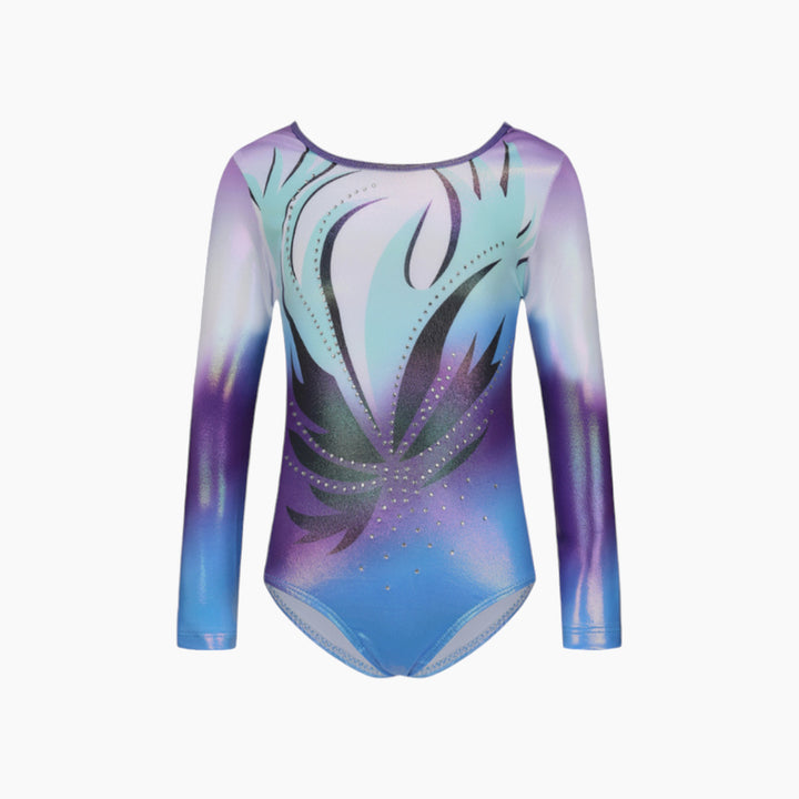 Royal Purple Gymnastics Leotard Set