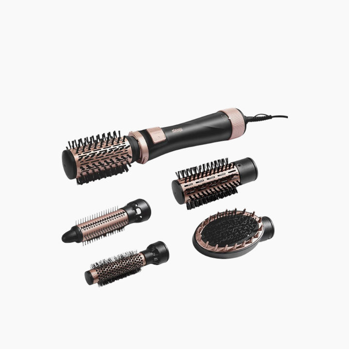 DSP 5-in-1 Thermal Rotating Hair Dryer Brush, Actual 1000W