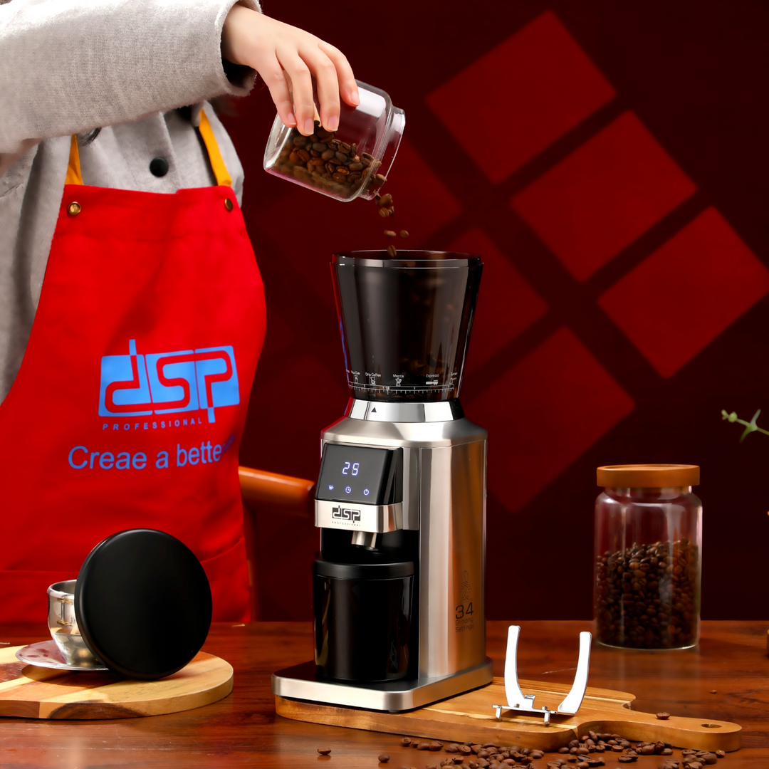 DSP Digital Grind-Size Coffee Grinder