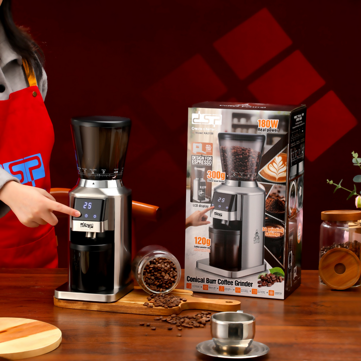 DSP Digital Grind-Size Coffee Grinder