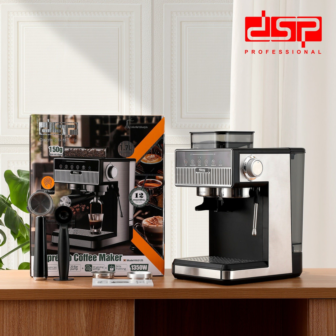 DSP Espresso Machine with Grinder