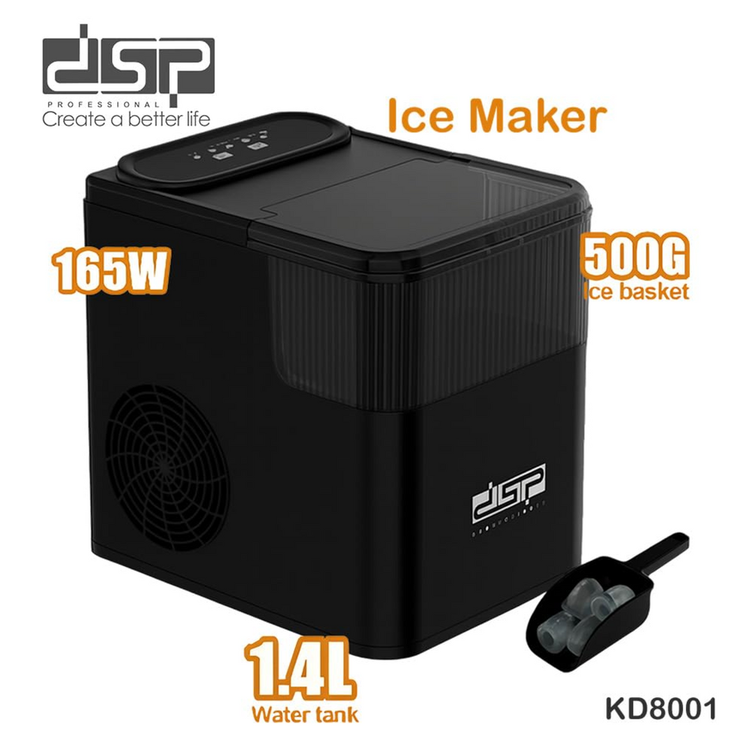 DSP Ice Maker 12kg Capacity (Black)