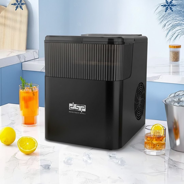 DSP Ice Maker 12kg Capacity (Black)