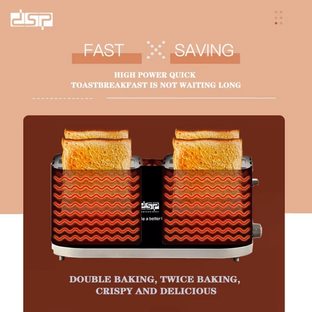 DSP Large 4-Slice Toaster