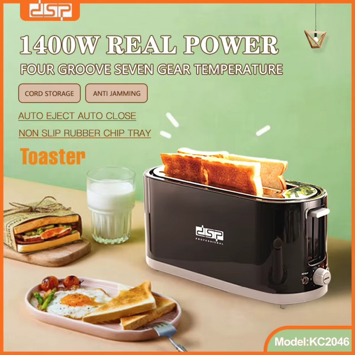 DSP Large 4-Slice Toaster