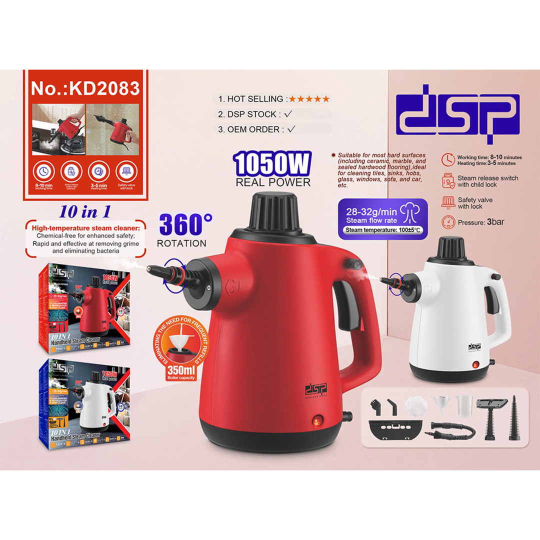 DSP Multi-Purpose Steam Cleaner, 1050W