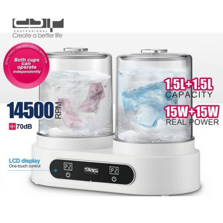 DSP Smart Rechargeable Mini Washing Machine KW1011