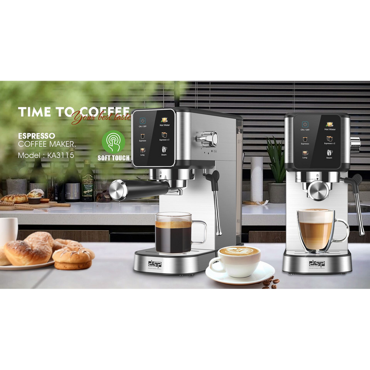 DSP Touch Espresso Machine, New Design