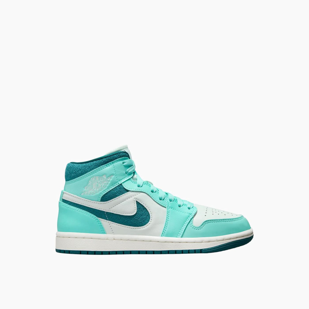 Air Jordan 1 Mid Bleached Turquoise Shoes