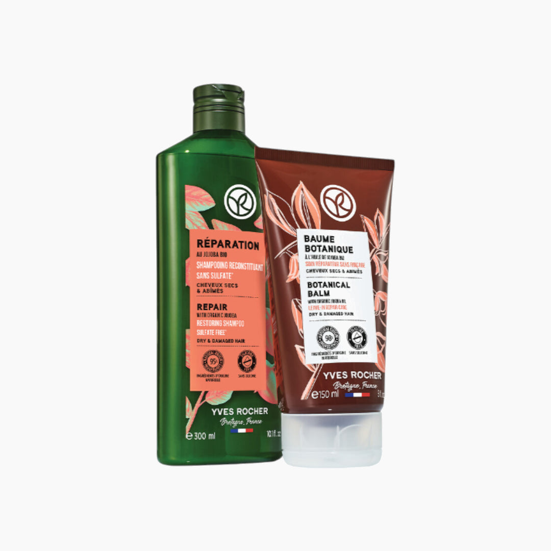 Yves Rocher Damaged Hair Repair Set