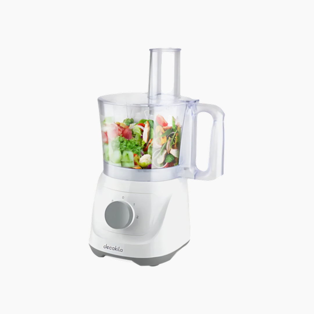 Decakila 800W 6-in-1 food processor with 1.4L processor cup