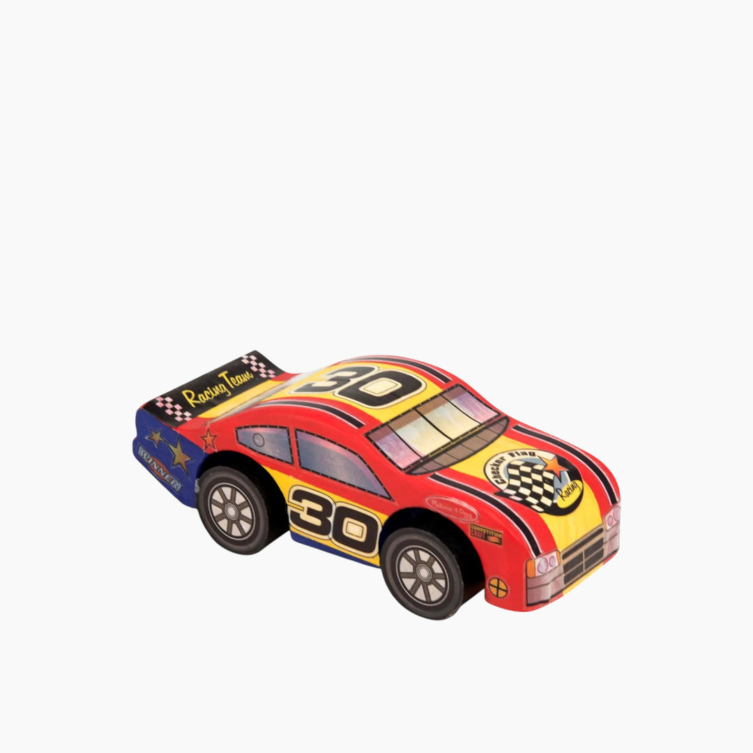Melissa &amp; Doug Wooden Race Car Craft Kit - HUNA