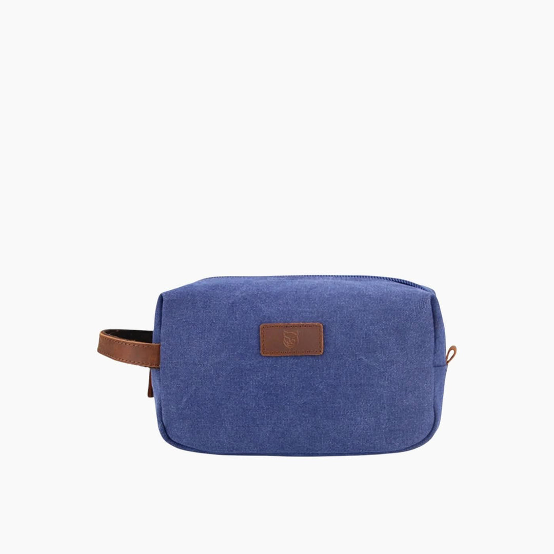 Leopardous Canvas Pouch
