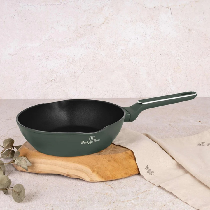 Berlinger Haus Deep Frying Pan, 24 cm - Matte Green