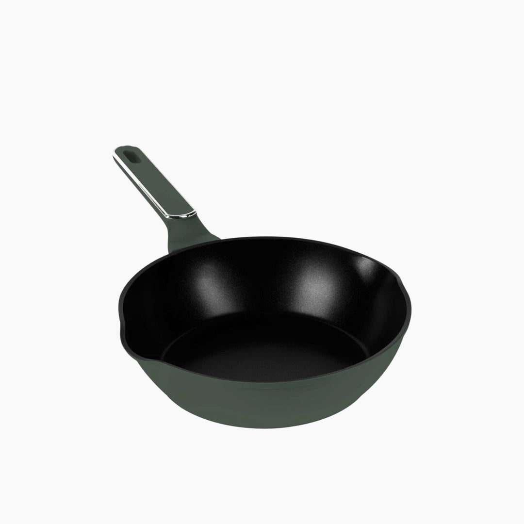 Berlinger Haus Deep Frying Pan, 24 cm - Matte Green