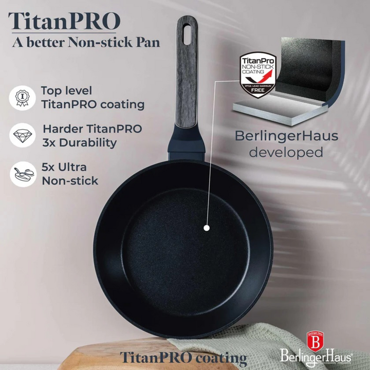 Berlinger Haus Deep Frying Pan with Lid, 24 cm
