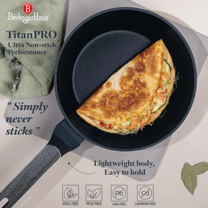 Berlinger Haus Deep Frying Pan with Lid, 24 cm