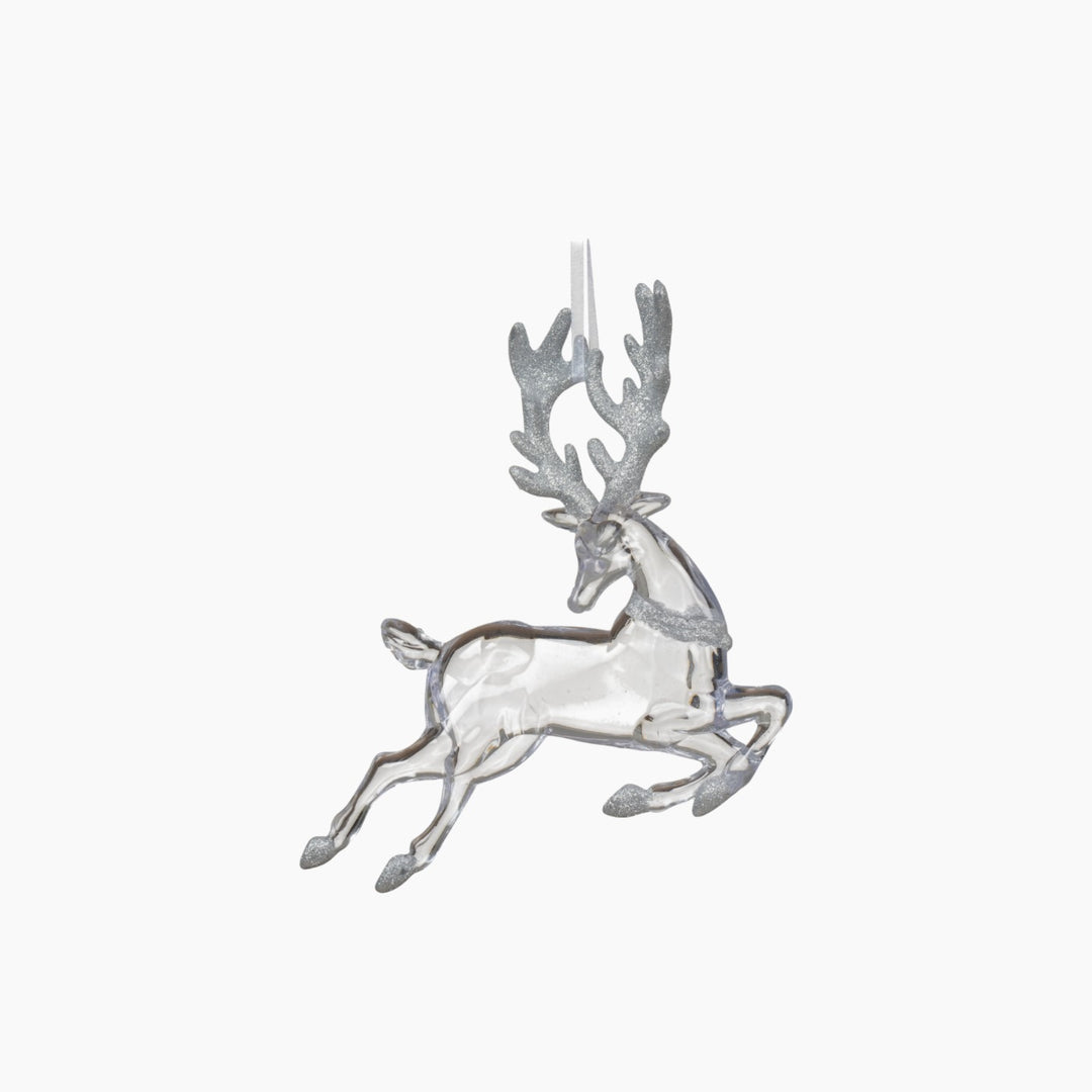Kaemingk Deer Polystyrene Transparent Gl