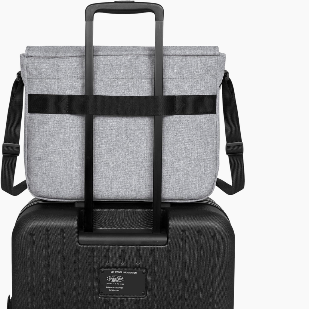 Eastpak Delegate bag with black and grey tones